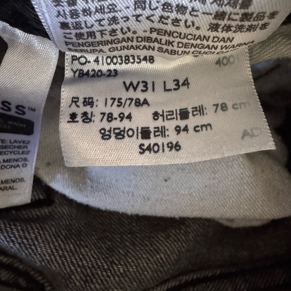 Levi’s 541 Men Jeans Black Wash Size 31X34 EUC - Picture 5 of 6